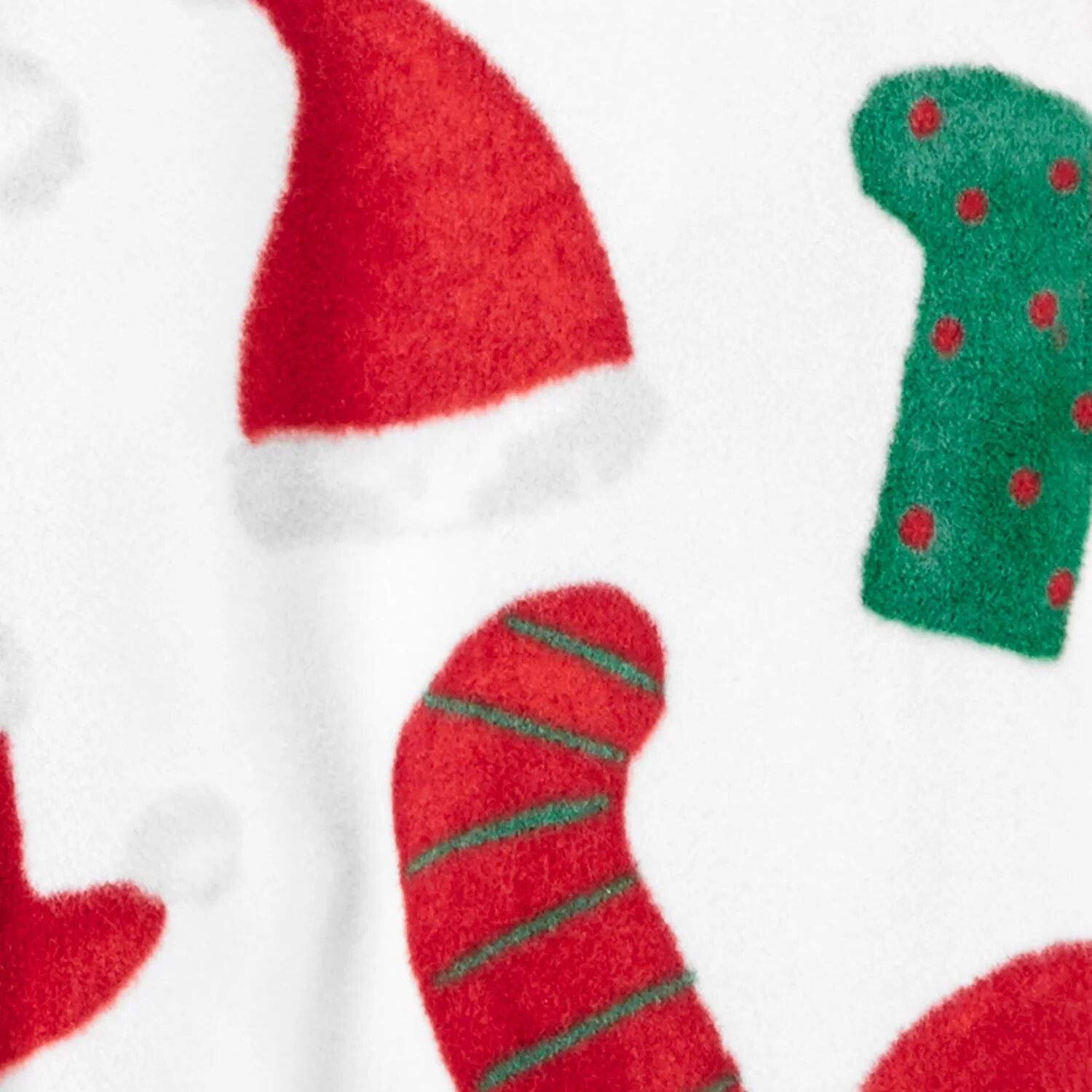 

Пижама на флисовой ножке для малышей Carter's Santa & Stockings Carter's