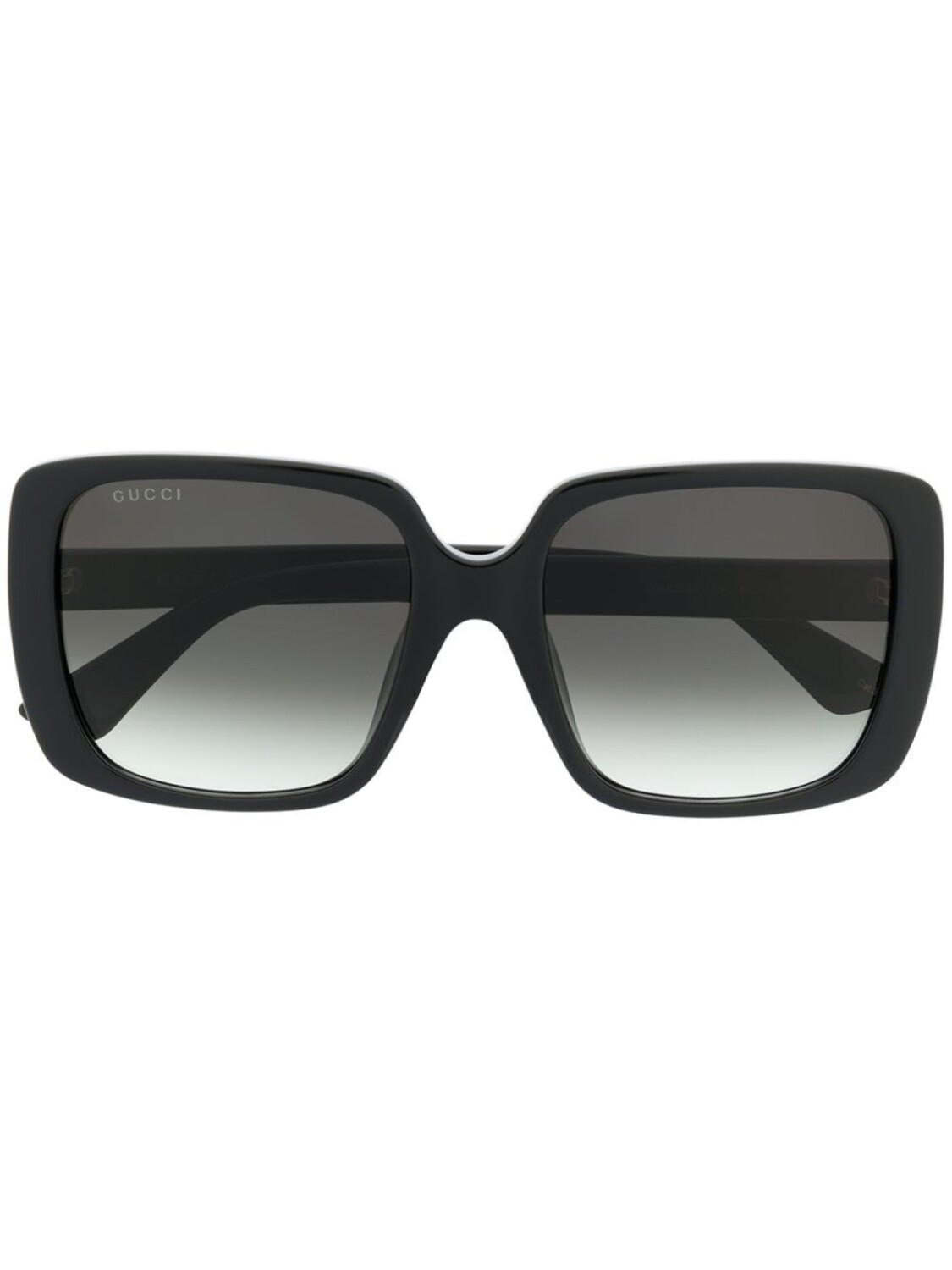 

Gucci Eyewear солнцезащитные очки в квадратной оправе с логотипом GG, черный