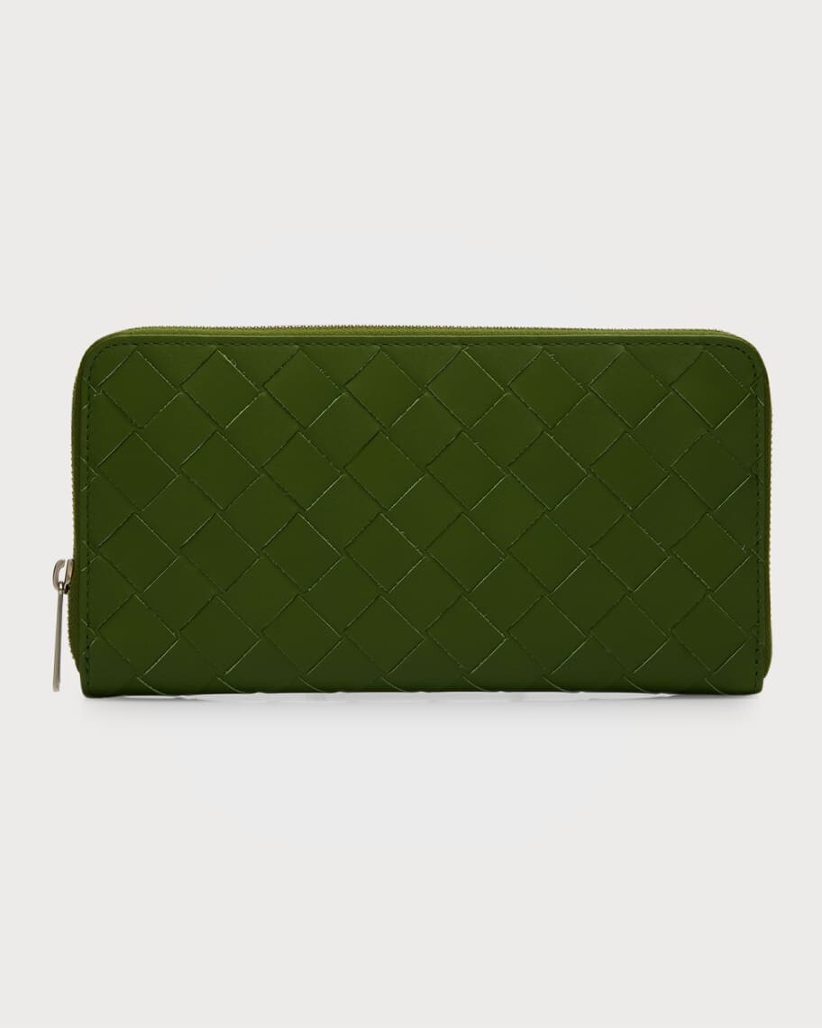 

Мужской кожаный кошелек на молнии Intrecciato Bottega Veneta
