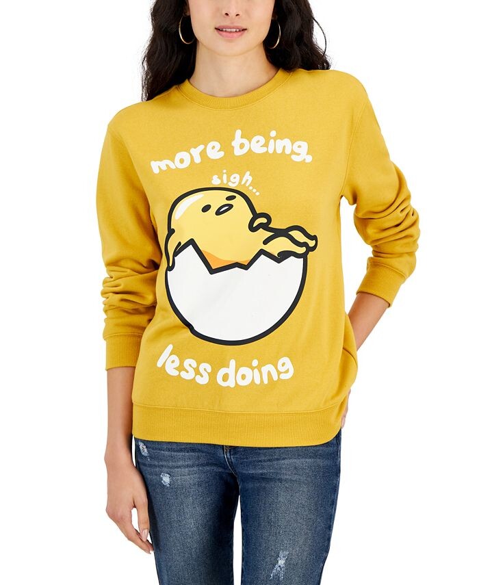 

Толстовка с рисунком Gudetama More Being Love Tribe, желтый