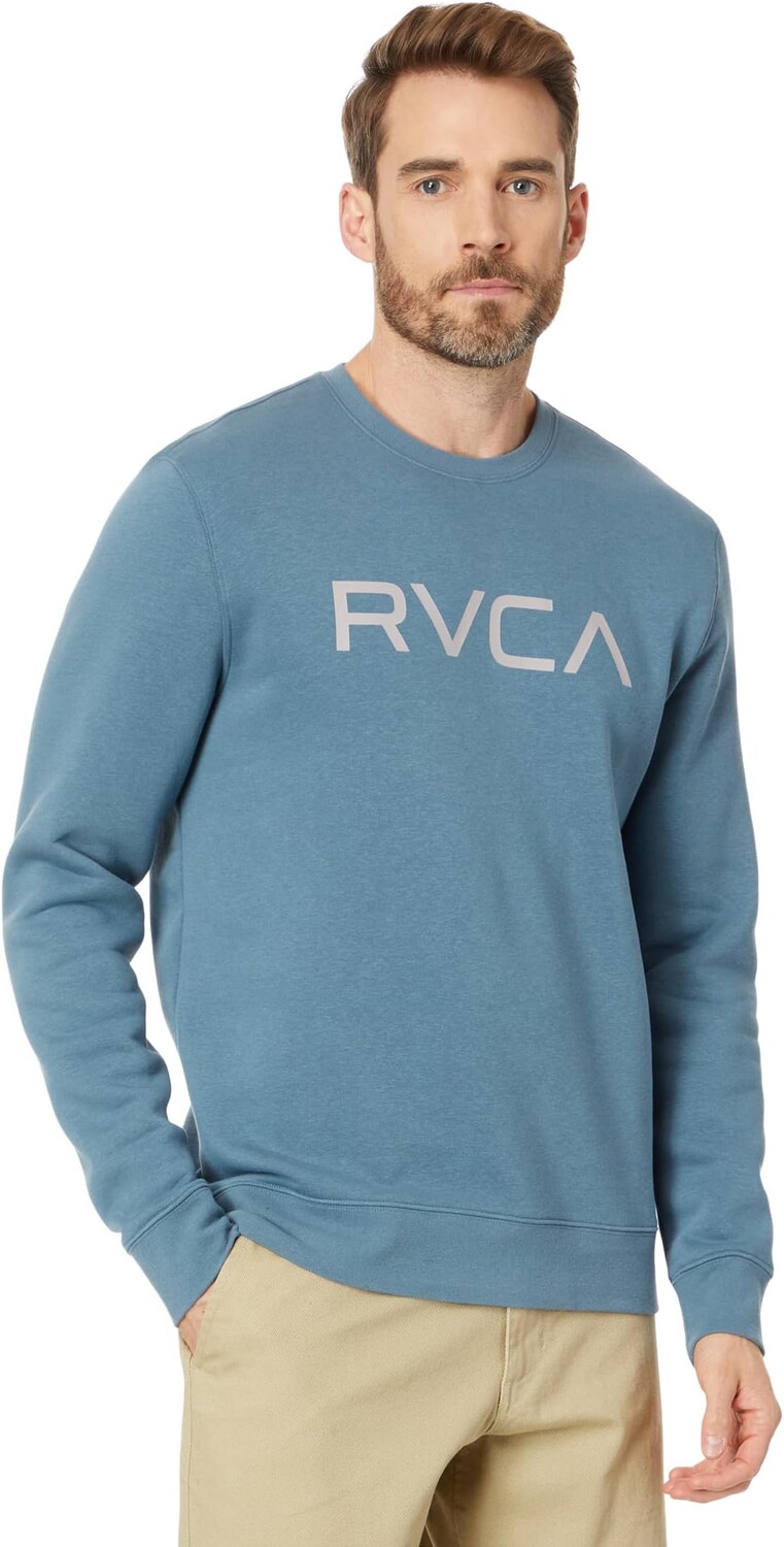 

Толстовка Big RVCA Crew, цвет Industrial Blue