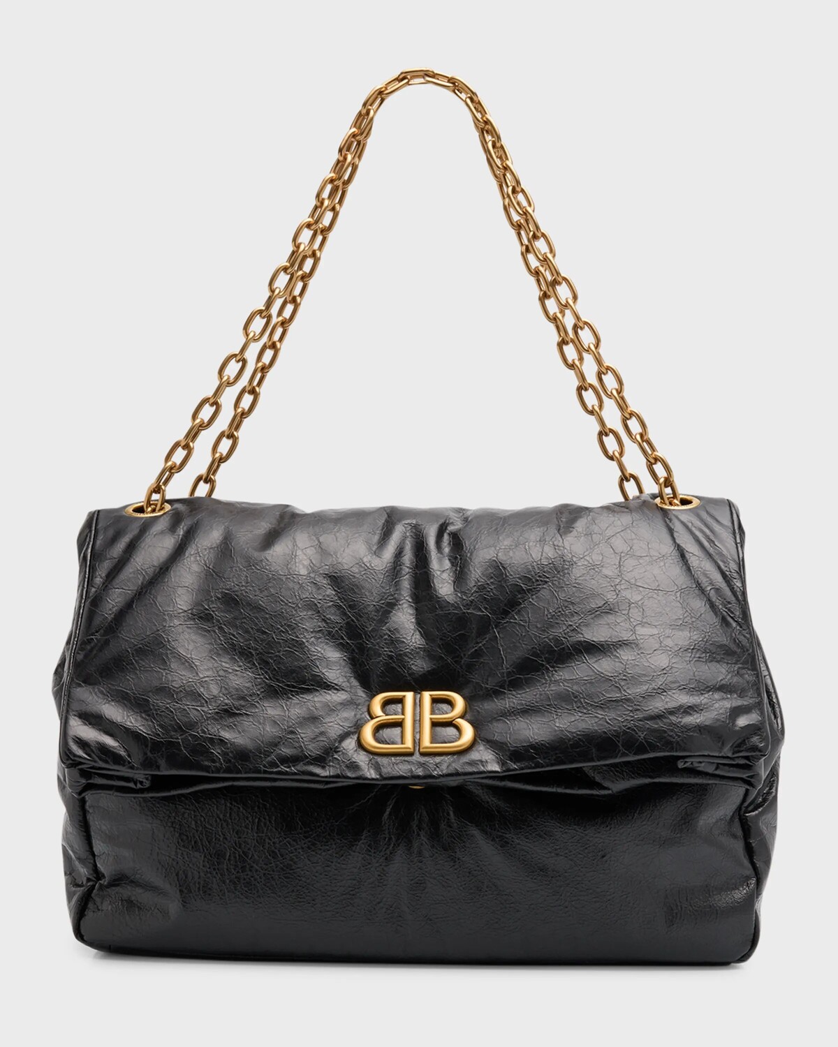 

Большая сумка-цепочка Monaco Balenciaga, цвет 1000 Black