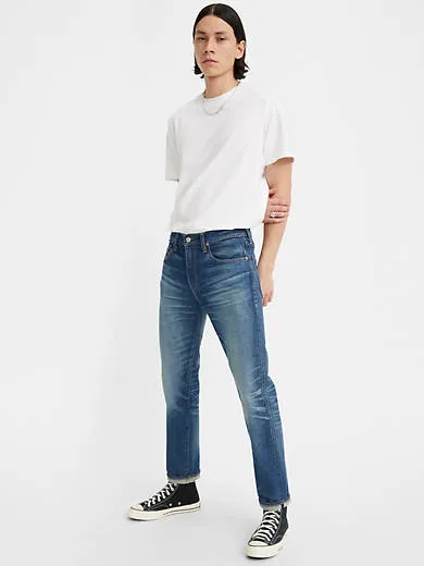 

Сделано в Японии, мужские джинсы зауженного кроя 502 Levi's, цвет Rigan Ryu Medium Worn In - Medium Wash - Stretch
