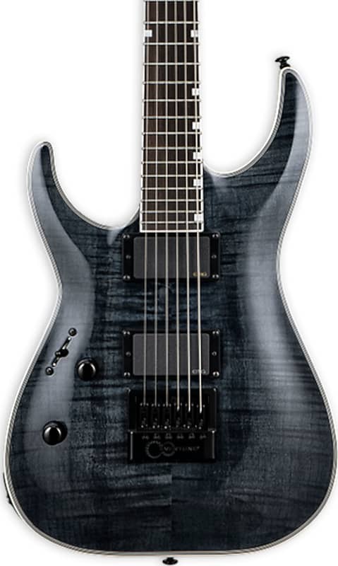 Электрогитара ESP LTD MH-1000 Evertune LH Left-Handed Electric Guitar, See Thru Black