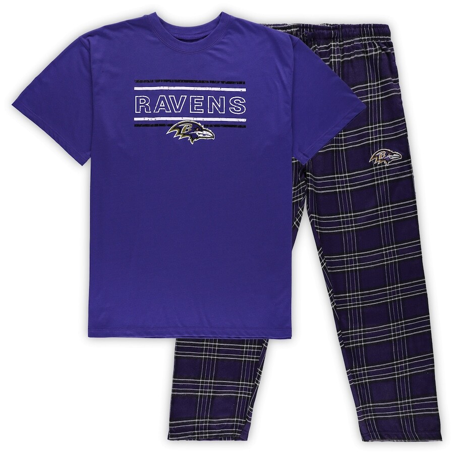 

Пижамный комплект Concepts Sport Baltimore Ravens, фиолетовый