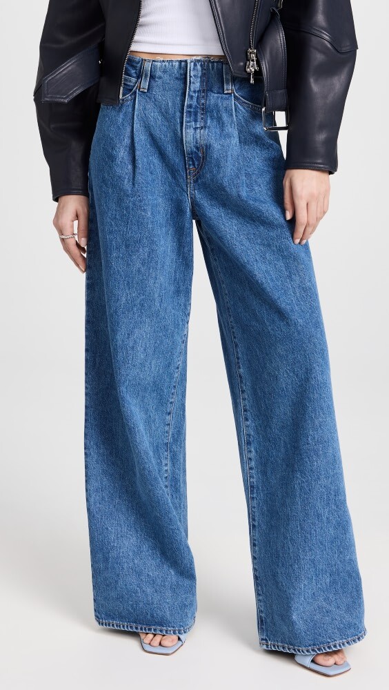 

Джинсы SLVRLAKE Taylor Wide Pleated