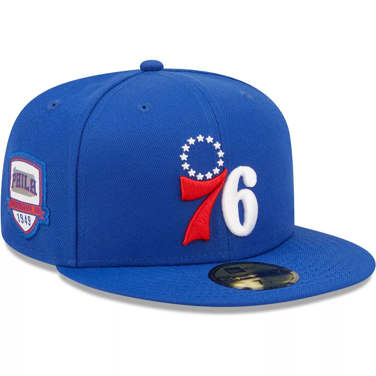 

Мужская приталенная кепка New Era Royal Philadelphia 76ers City Side 59FIFTY