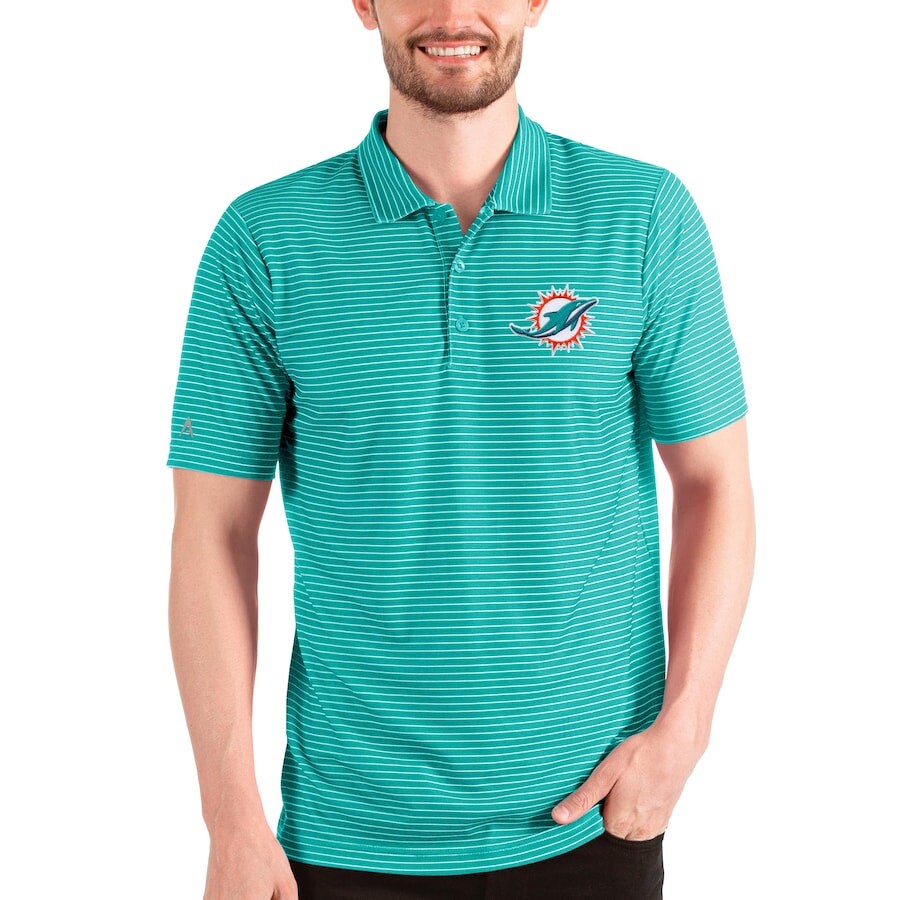 

Поло с коротким рукавом Antigua Miami Dolphins, аква