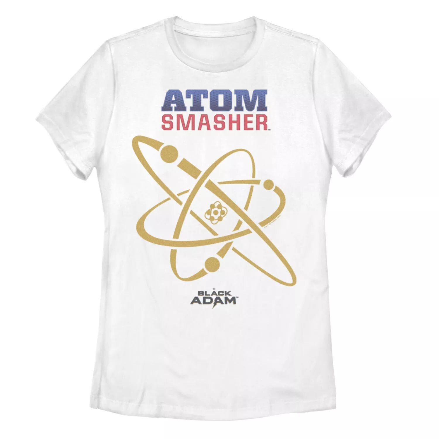 

Черная футболка с символом DC Comics для юниоров Adam Atom Smasher Licensed Character