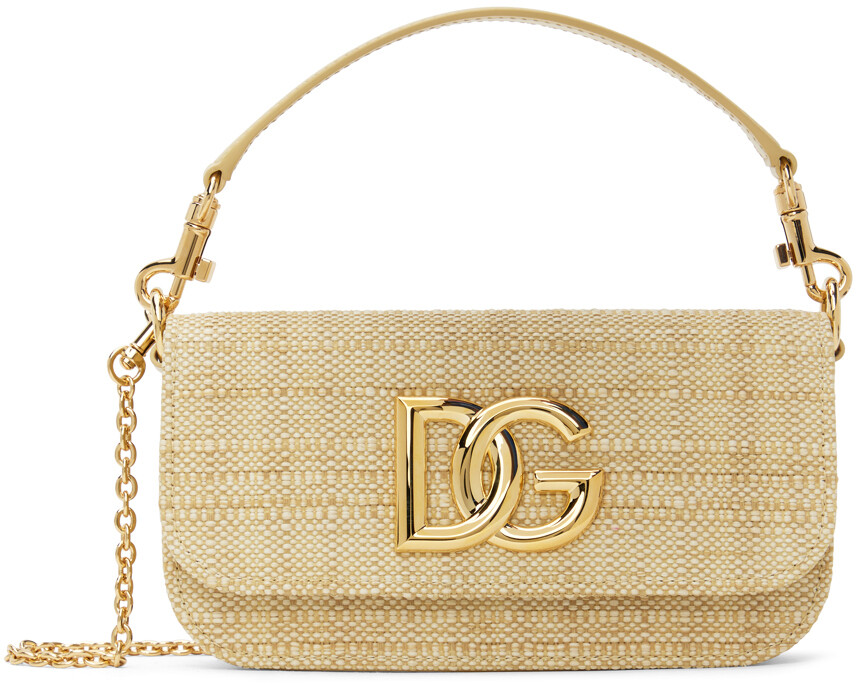 

Бежевая сумка через плечо 3.5 Dolce&Gabbana