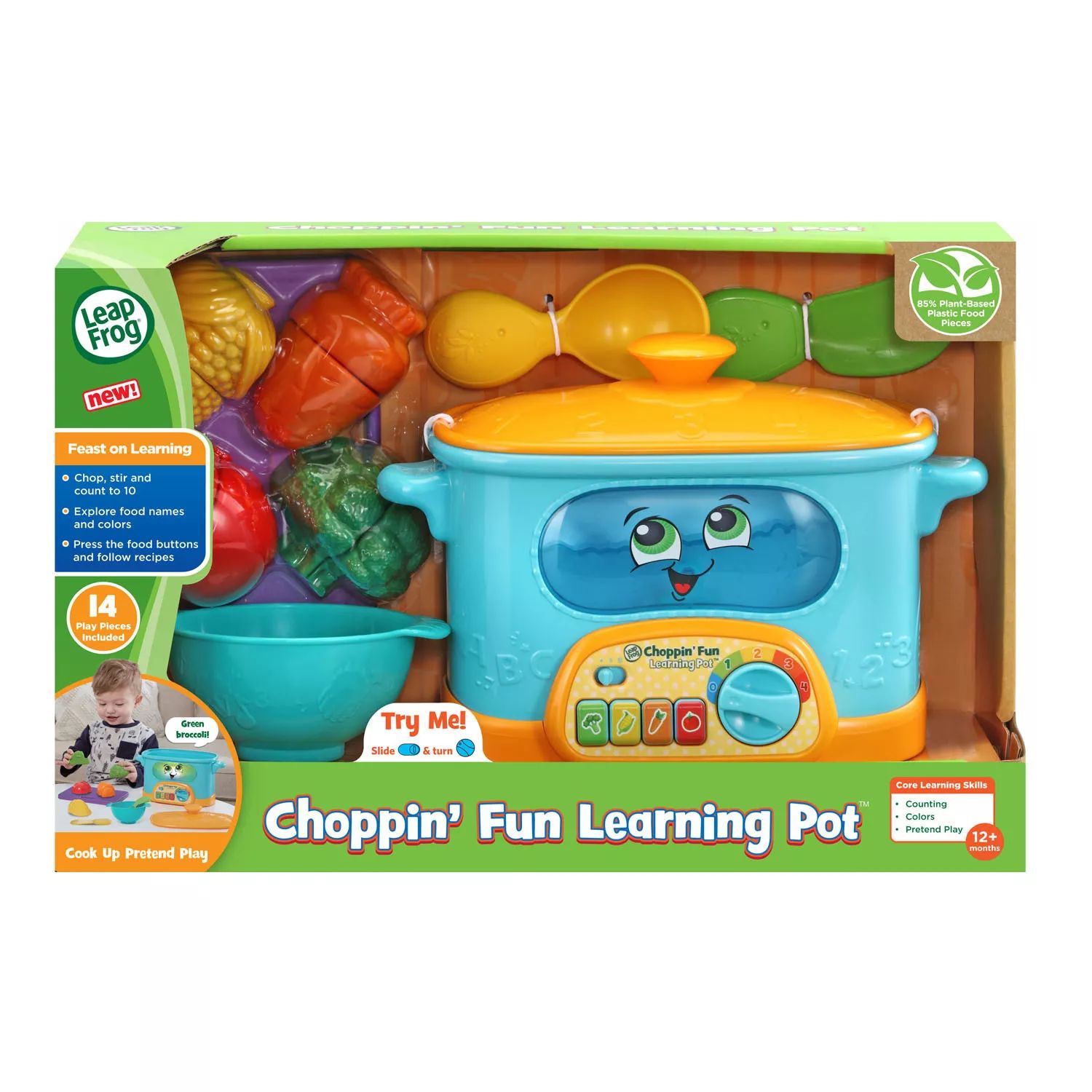 LeapFrog Choppin' Fun обучающий горшок LeapFrog leapfrog clean sweep learning caddy