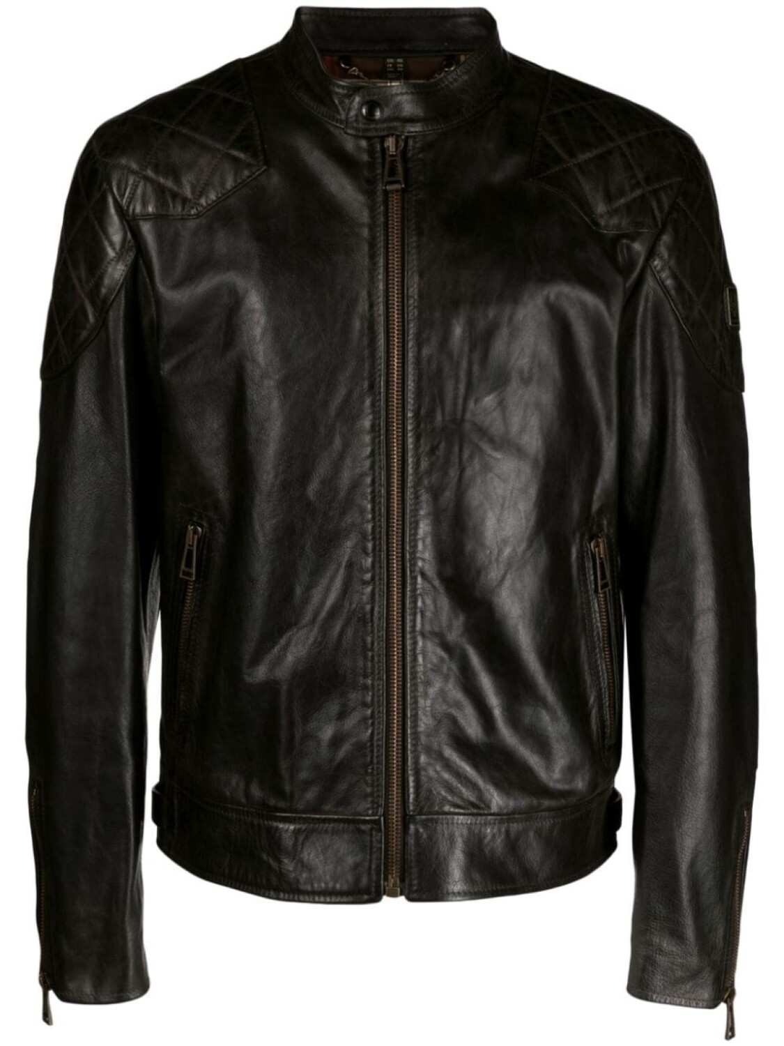 

Belstaff куртка с воротником-стойкой, черный