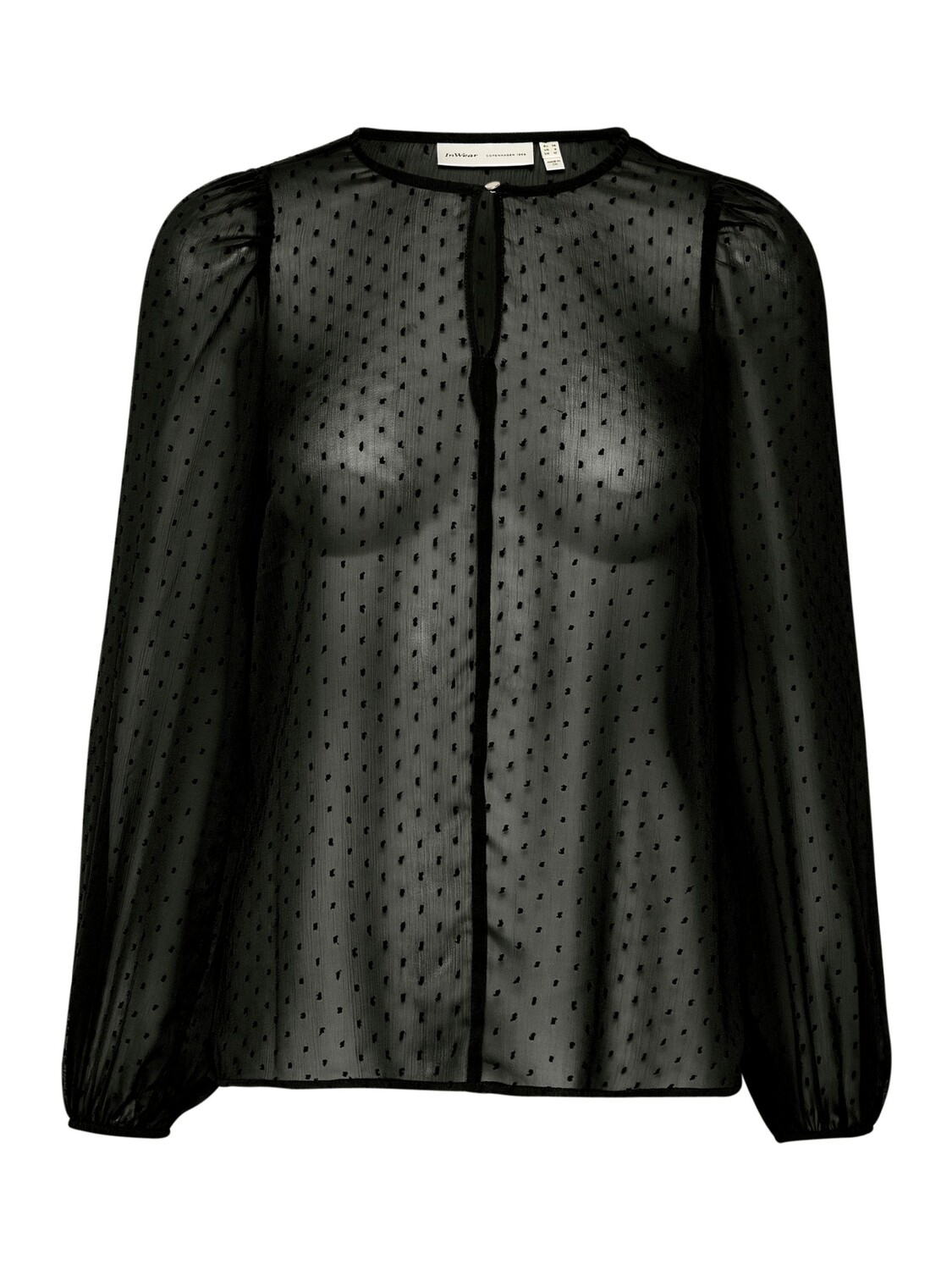 

Блузка Ibi повседневного кроя с длинными рукавами InWear, темный жук