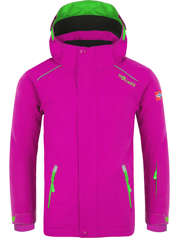 Лыжная куртка Trollkids Holmenkollen Pro, розовый