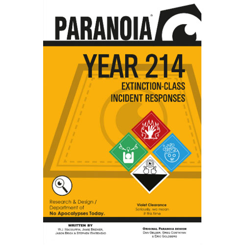 Книга Paranoia: Extinction-Class Incident Responses
