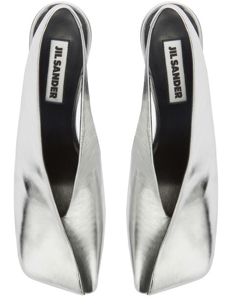 

Насосы Jil Sander, серебряный