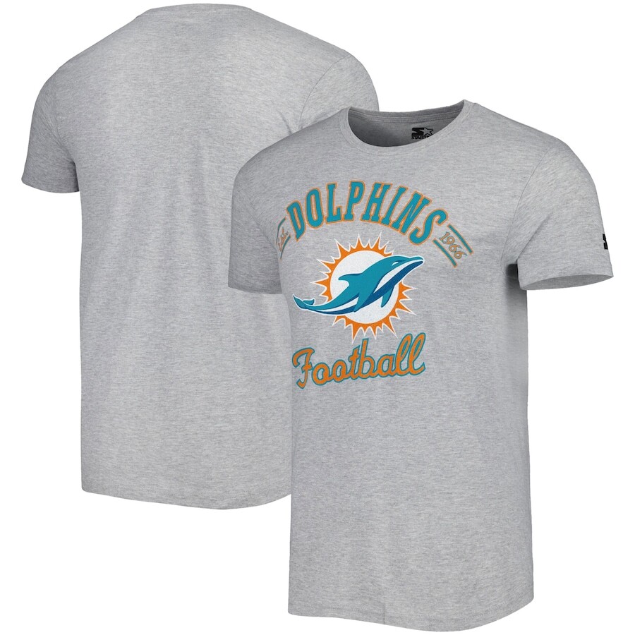 

Футболка с коротким рукавом Starter Miami Dolphins, серый
