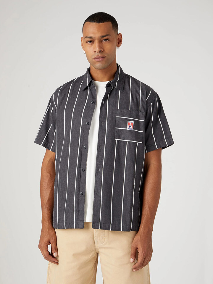 

Рубашка Wrangler Regular fit, антрацит