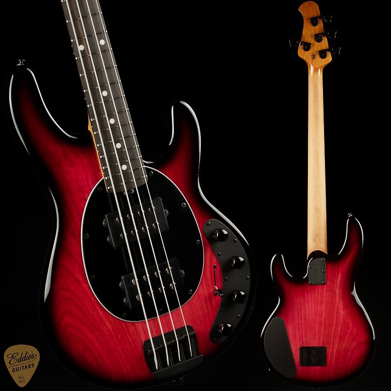 басс гитара ernie ball music man stingray 4 h special raspberry burst ebony Басс гитара Ernie Ball Music Man StingRay Special HH - Raspberry Burst