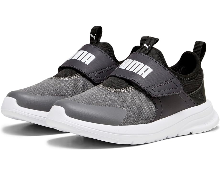 

Кроссовки PUMA Evolve Slip-On, цвет Cool Dark Gray/Puma Black/Puma White