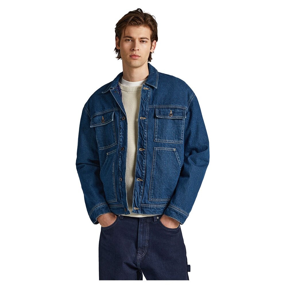 

Куртка Pepe Jeans Young Reclaim Denim, синий