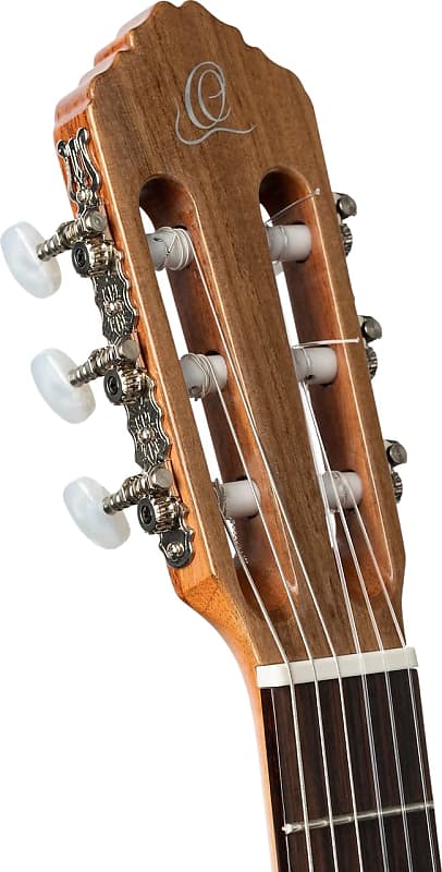 Акустическая гитара Ortega Guitars Traditional Series - Made in Spain Solid Top Thinline Acoustic-Electric Classical Guitar w/ Bag