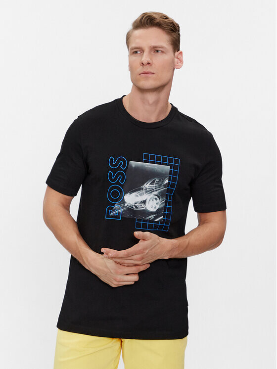 

Футболка стандартного кроя Boss, черный