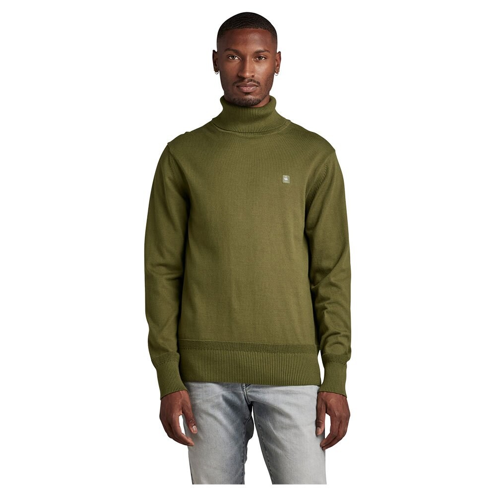 

Свитер G-Star Premium Core Turtle Neck, зеленый