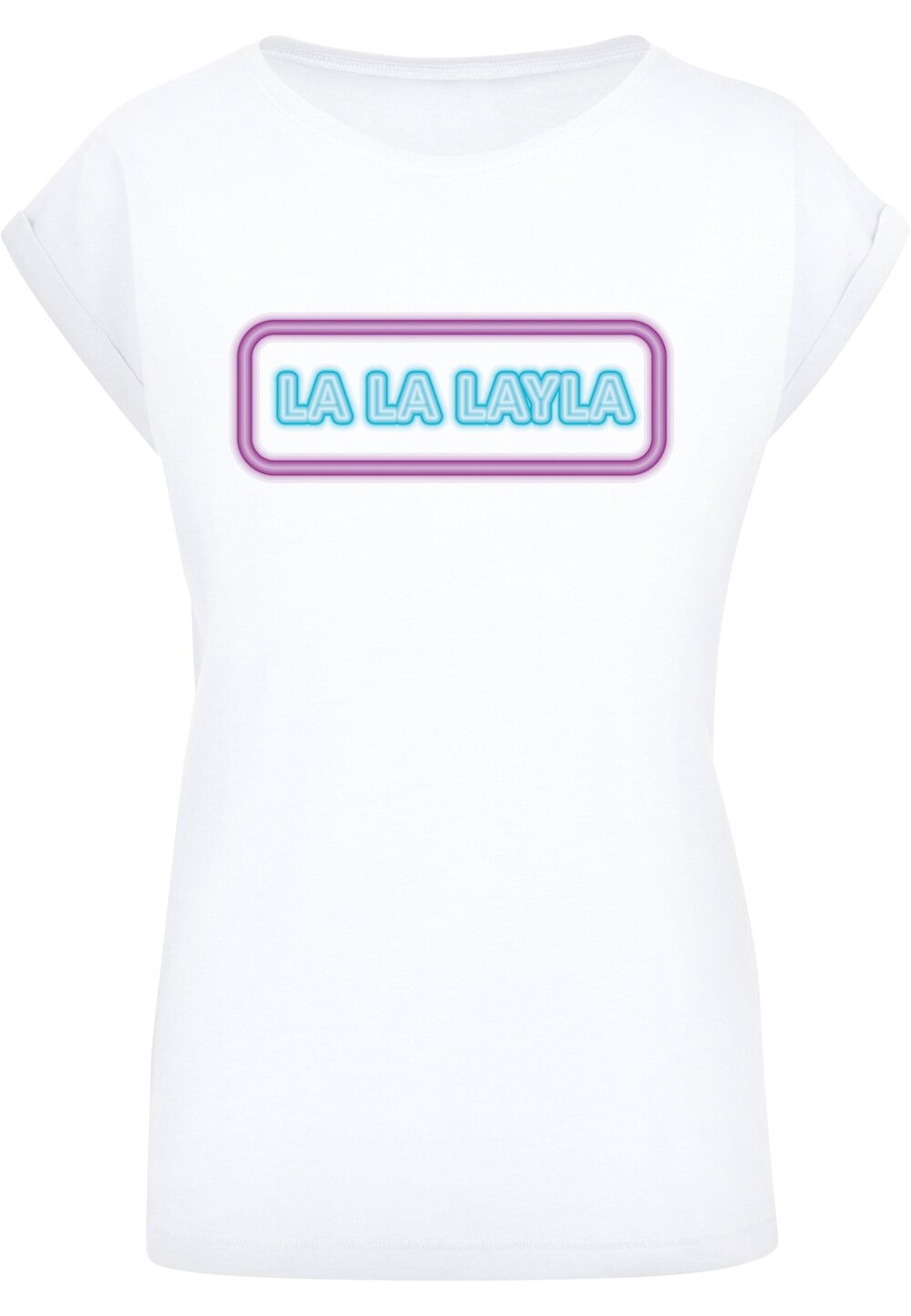 Рубашка Merchcode LA LA LAYLA, белый