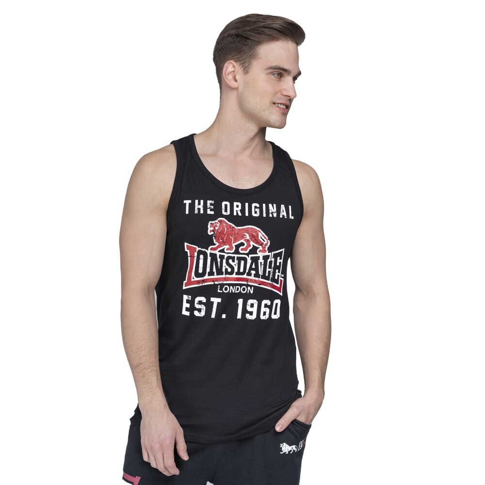

Футболка без рукавов Lonsdale Leece, черный