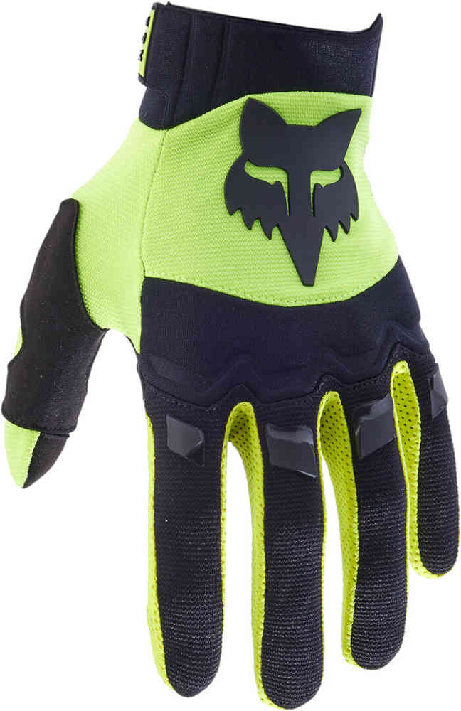 Перчатки для мотокросса Dirtpaw CE FOX, желтый/черный перчатки для мотокросса dirtpaw 2023 fox неоново желтый