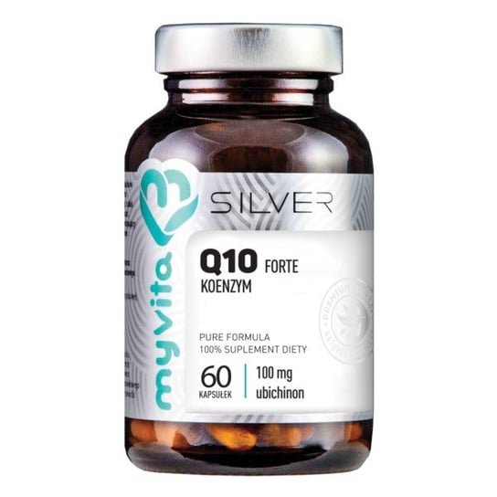 MyVita Сильвер Коэнзим Q10 Форте 100 мг 60 капсул. коэнзим q10 форте будь здоров 30 капсул по 700 мг