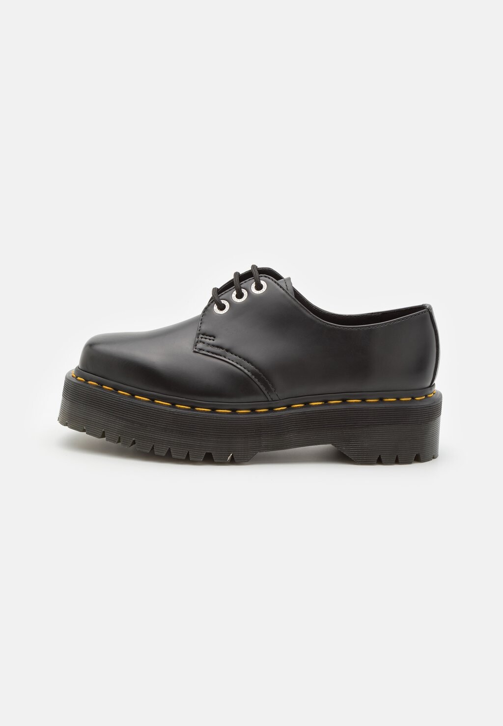 

Повседневные туфли на шнуровке Dr. Martens 1461 QUAD SQUARED UNISEX, черный полированный, цвет black polished smooth