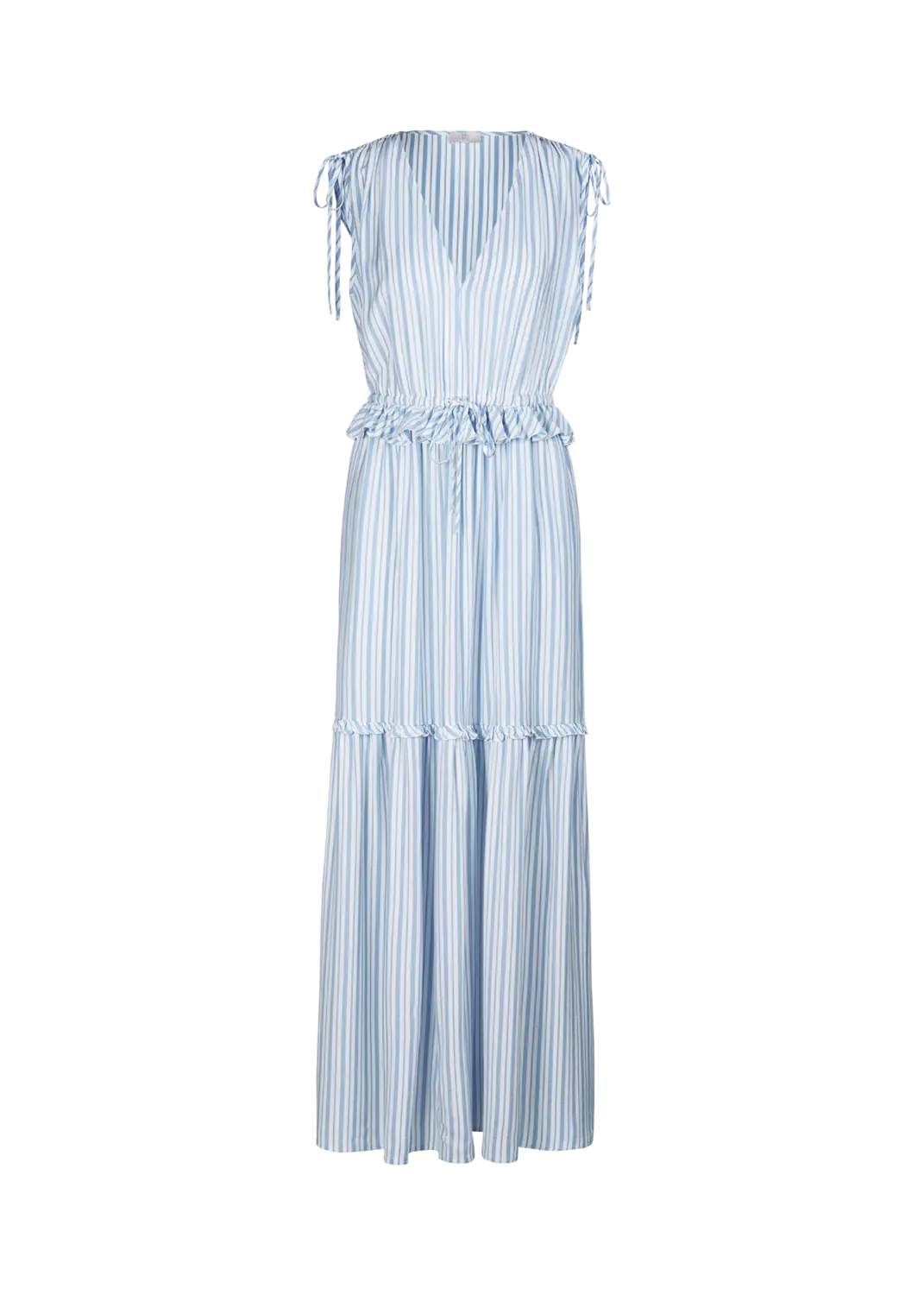 

Платье с полосатым узором и воланами RIANI, цвет blue delight patterned