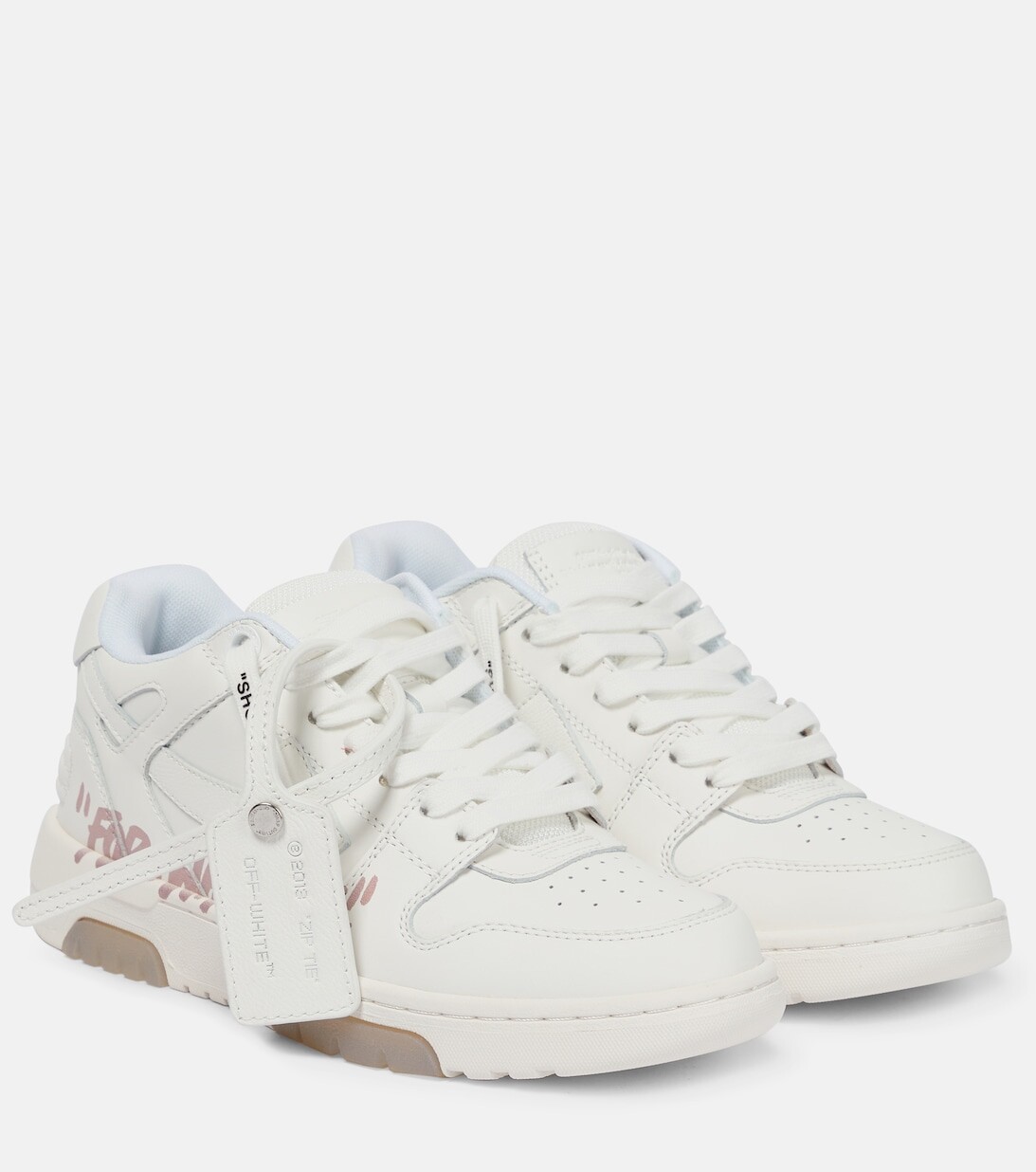

Кожаные кроссовки Out Of Office Off-White, белый