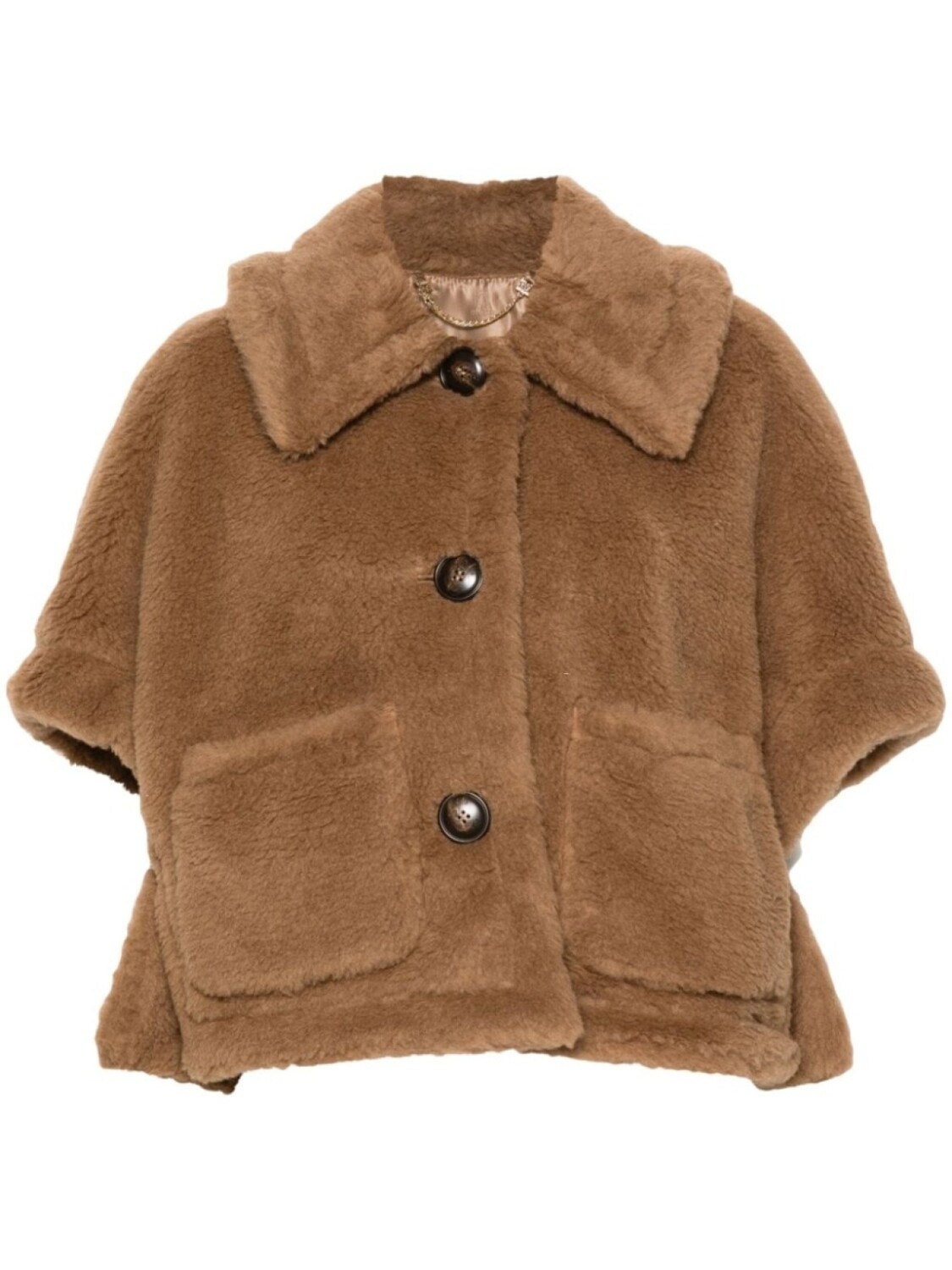 

Max Mara кейп Newterzo, коричневый