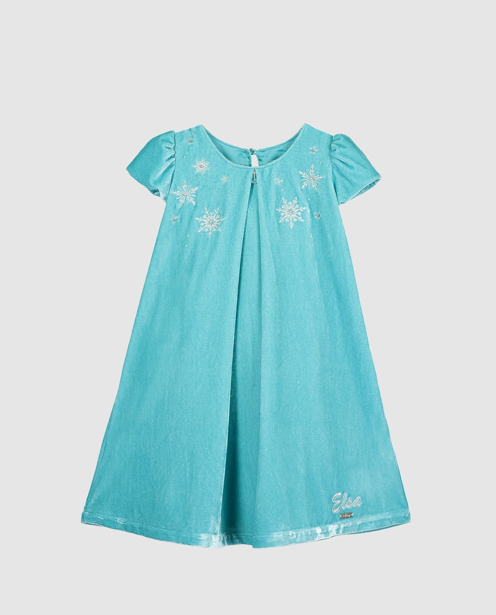 Платье для девочки Принцесса Эльза Disney Boutique Disney, синий платье с короткими рукавами и вышивкой 3 года 94 см розовый
