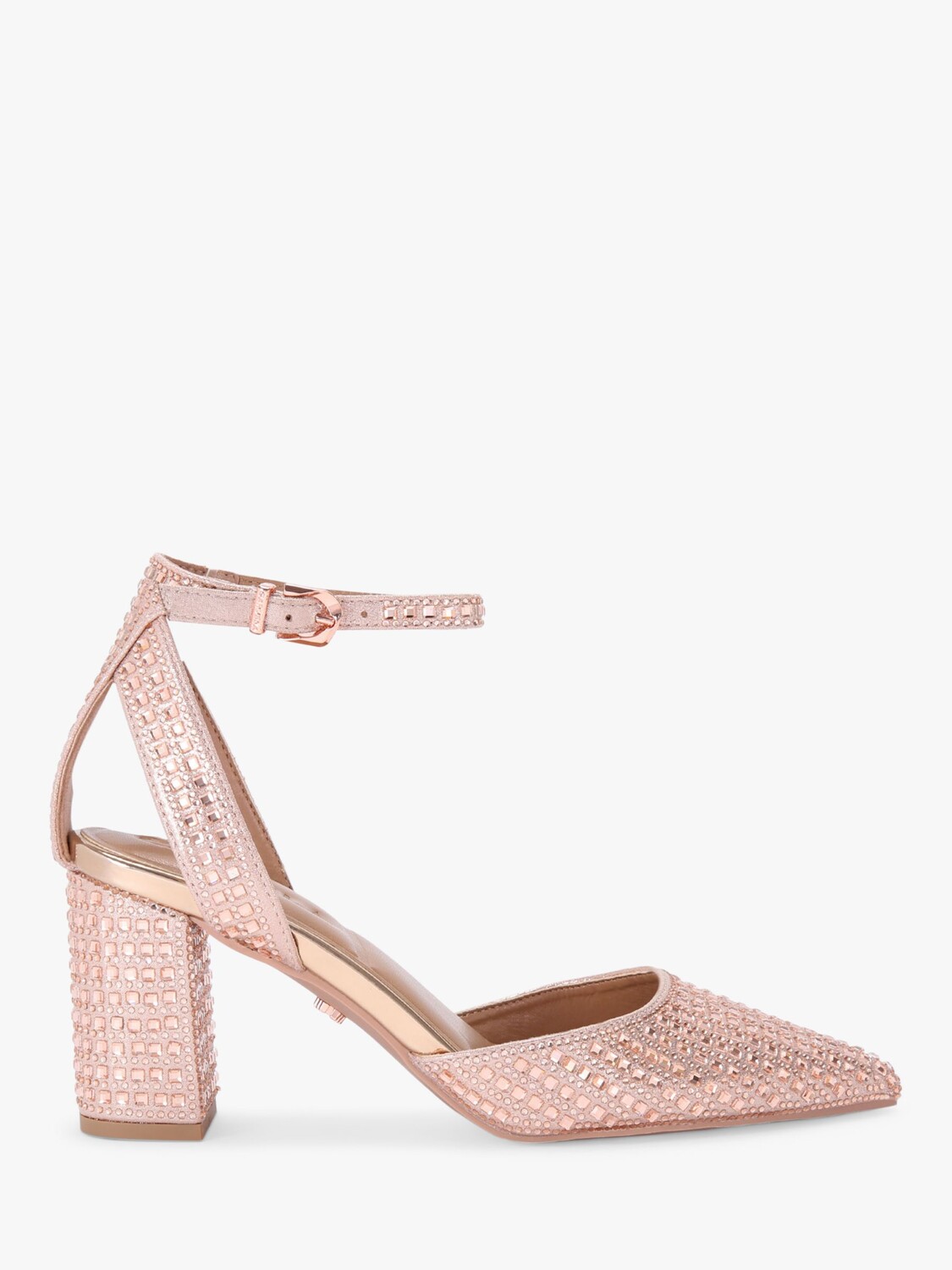 

Туфли-лодочки Kallie Jewel на блочном каблуке Carvela, середина розового
