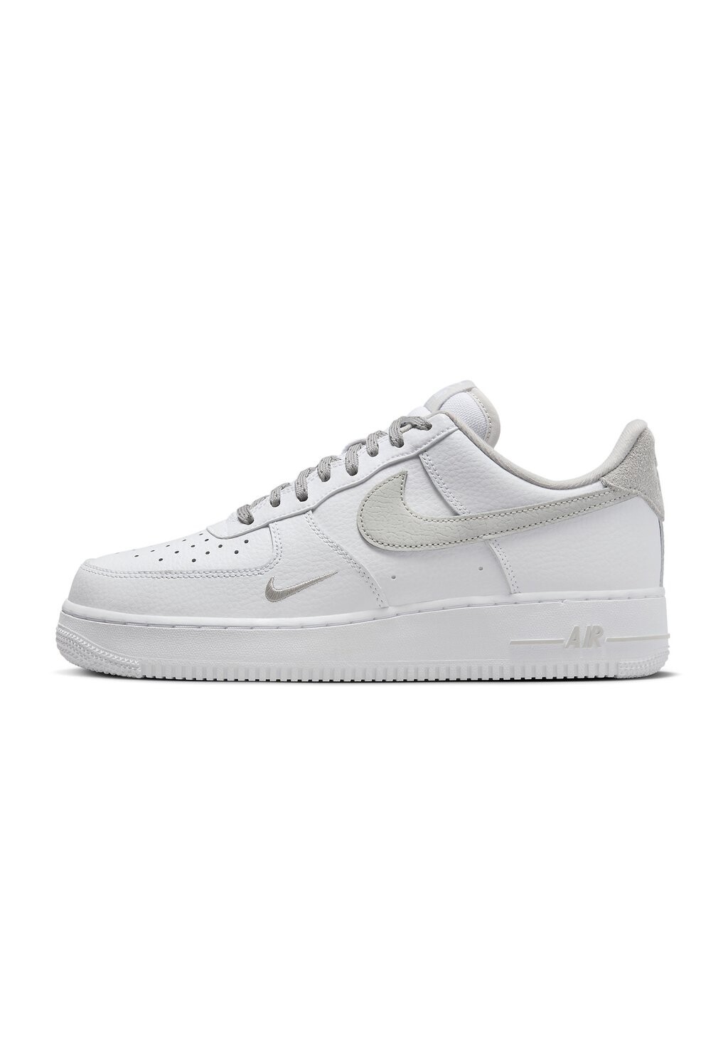 

Низкие кроссовки AIR FORCE Nike, белые с отблеском серебра светлой железной руды