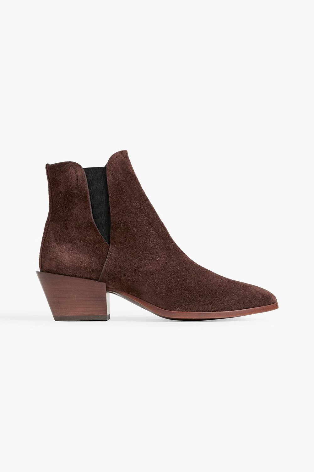 

Ботильоны из матовой замши TOD'S, шоколад