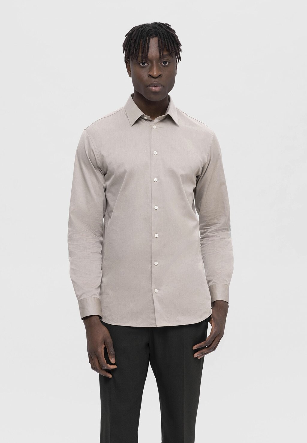 

Рубашка SLHSLIMETHAN CLASSIC Selected Homme, цвет off-white