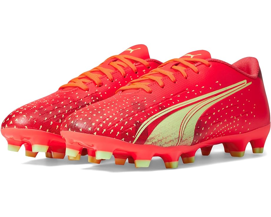 Кроссовки PUMA Ultra Play Firm Ground/Artificial Ground, цвет Fiery Coral/Fizzy Light/Puma Black кроссовки puma resolve smooth puma black fizzy light