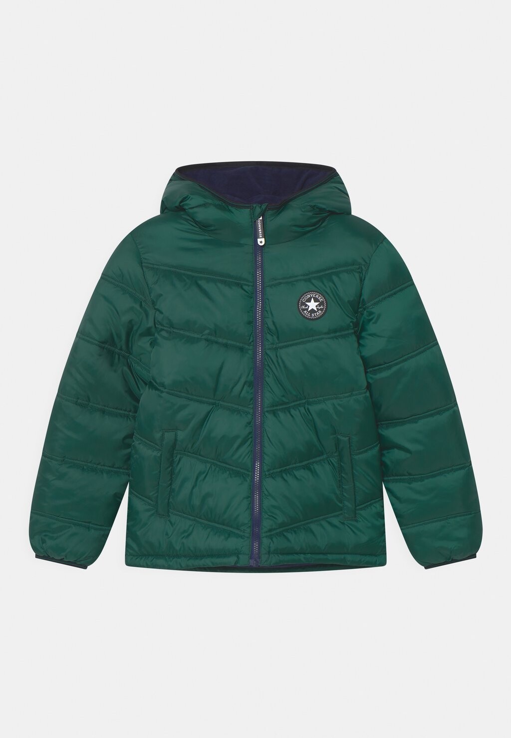 

Зимняя куртка Solid Puffer Unisex Converse, цвет midnight clover