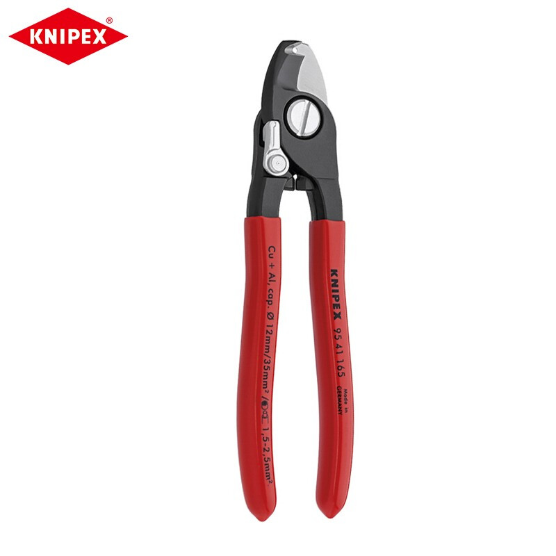 Кусачки для кабеля KNIPEX с функцией зачистки проводов, кусачки для кабеля, кусачки 95 41 165 по индивидуальному заказу (срок поставки 4-8 недель)