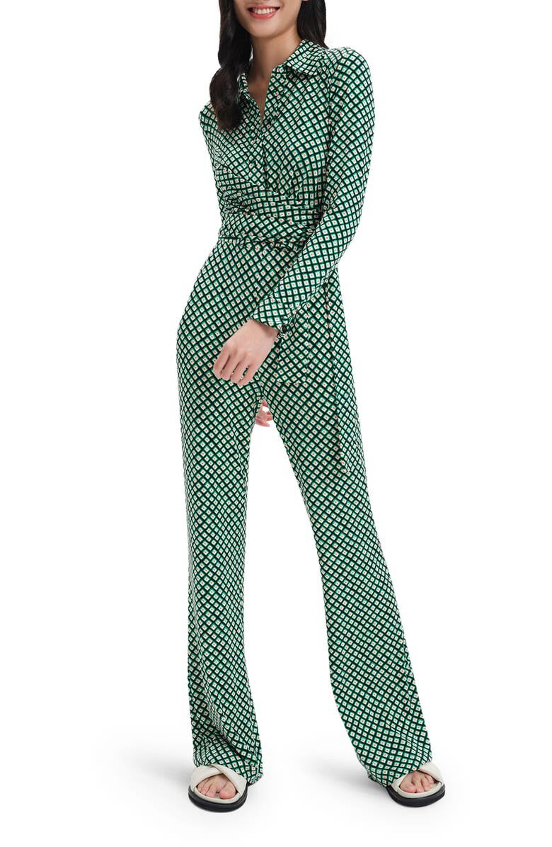 

Комбинезон с длинными рукавами и принтом Michele DIANE VON FURSTENBERG