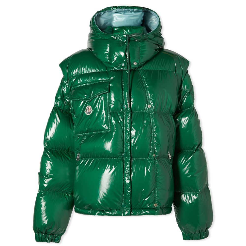 Moncler Каракорум Стеганая куртка, зеленый