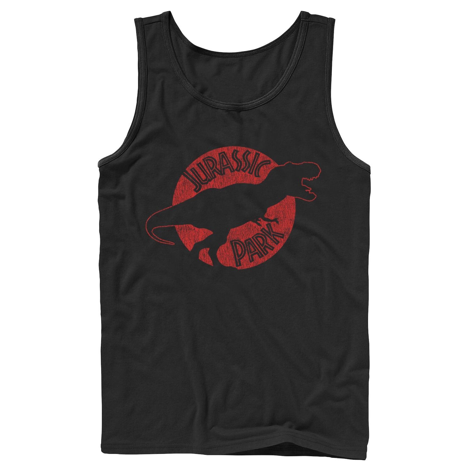 

Мужская майка Jurassic Park T-Rex Red Outline с потертостями Licensed Character