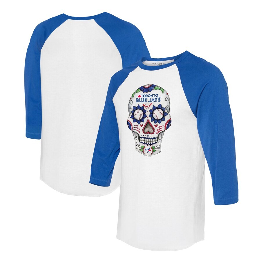 

Футболка с длинным рукавом Tiny Turnip Toronto Blue Jays, белый