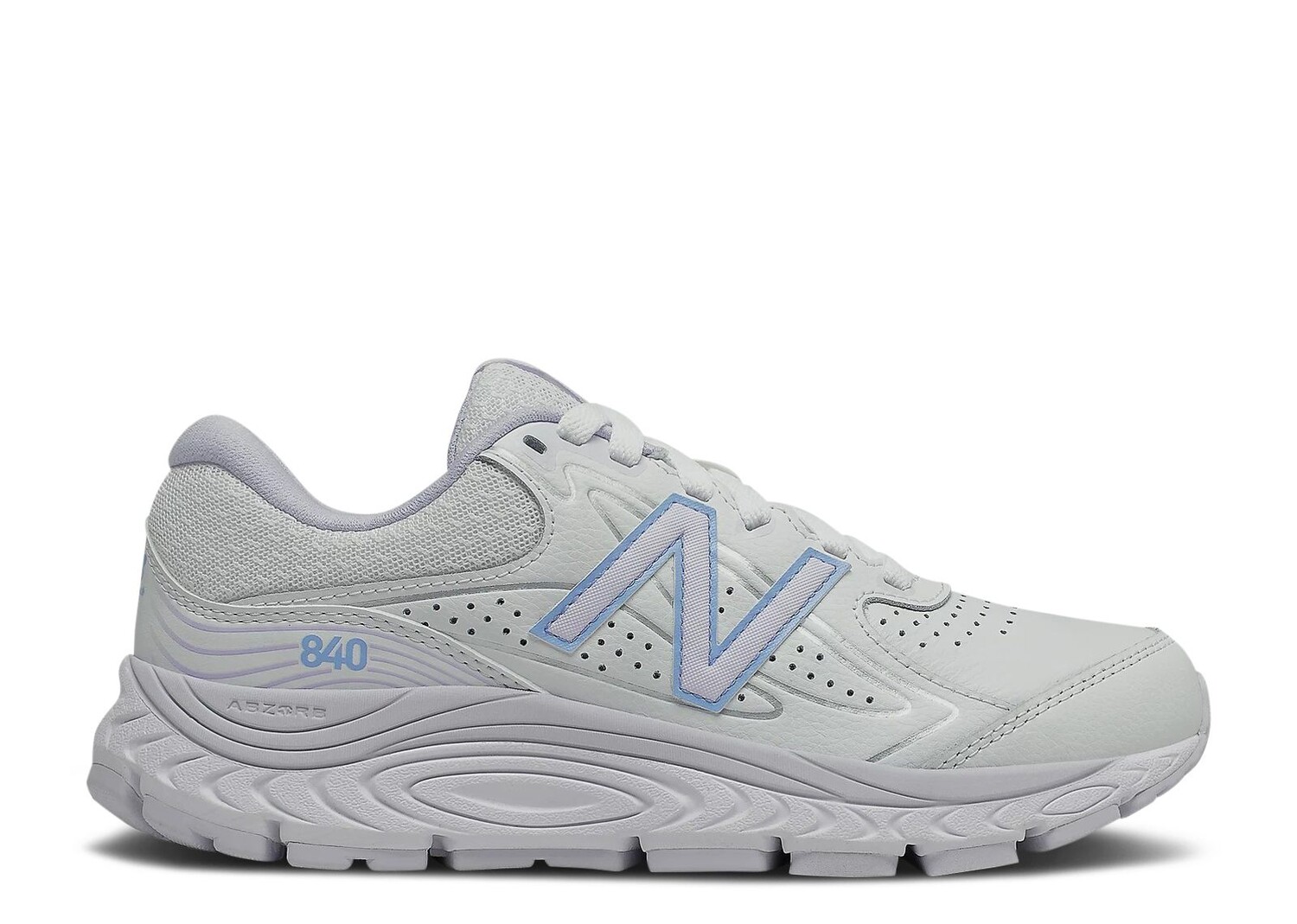 

Кроссовки New Balance Wmns 840V3 'White Silent Grey', белый