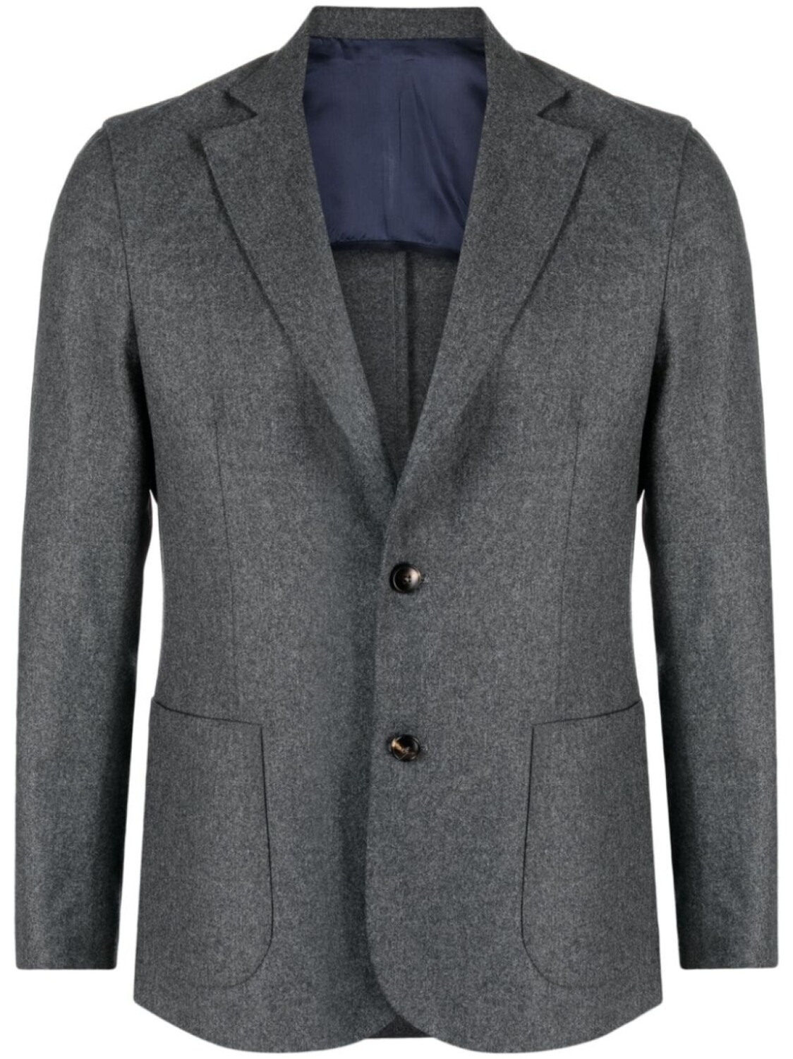

Barba single-breasted wool balzer, серый